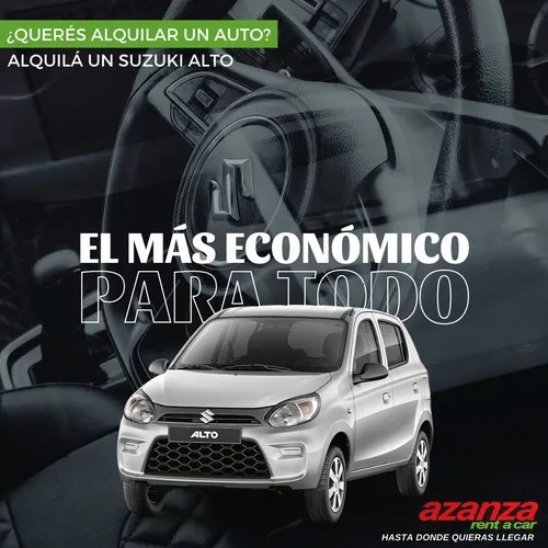 Alquiler De Auto Utilitario Azanza Rent A Car MercadoLibre