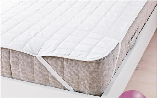 Cubre Colchón Matelasseado 2 Plazas 140X190 C/ Elástico | Cuotas Sin Interés