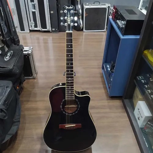 Violão Elétrico Fender Hot Rod Tbucket 300ce Trans Black