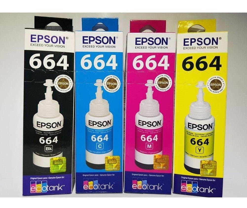 Kit Tinta Epson 664 Original L380 L395 L220 Mercado Livre