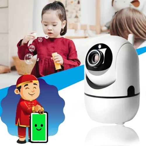 Babá Eletrônica Câmera Segurança Pets Visão Noturna E Som Frete grátis