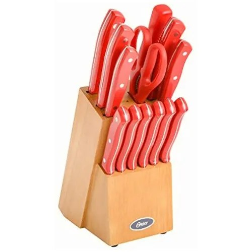 Oster Baldwyn Santoku 2 piezas Acero Inoxidable 14 Piezas Meses sin