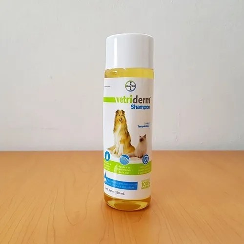 Shampoo Dermatologico Vetriderm Bayer 350 Ml Para Perro