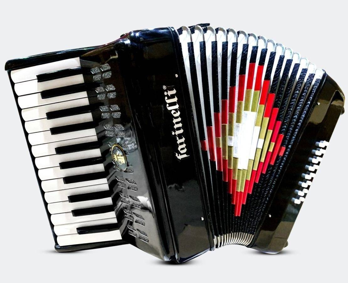 Farinelli 25k16bn Acordeon Negro 25 Teclas 16 Bajos Mercado Libre
