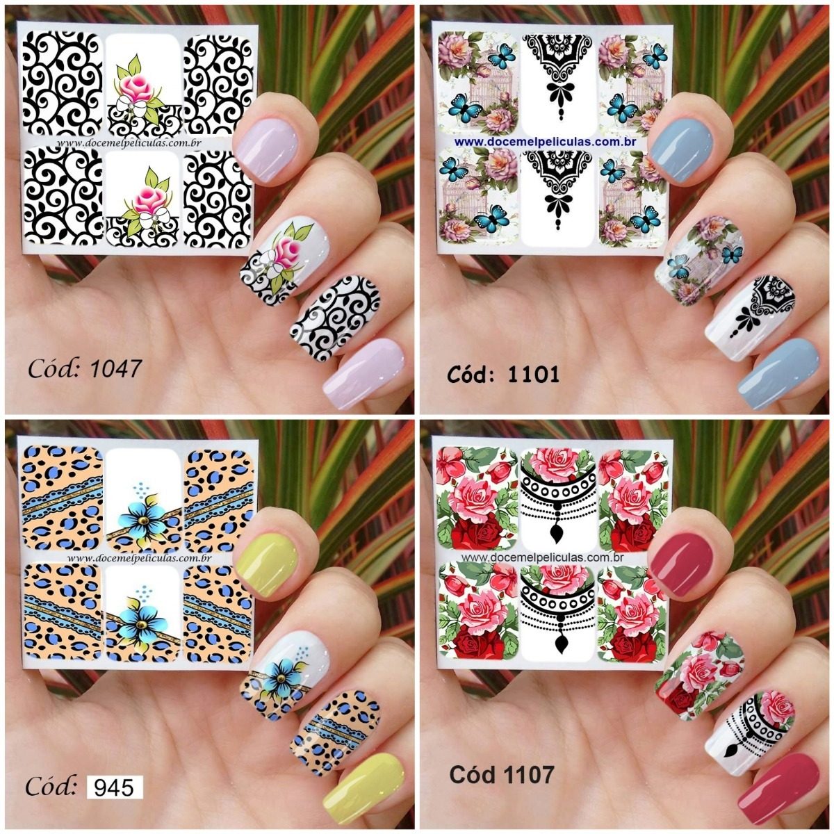 Kit 200 Películas De Unhas Jóias Revenda Atacado Mercado Livre
