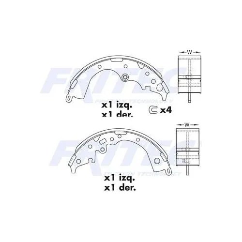 Balatas Traseras P/ Toyota Hiace 2020 3.5l V6 Gasolina