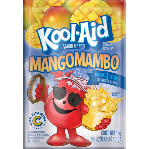 Koolaid Sabor Mango Mango Mambo Polvo Saborizante 15g Heinz Envío gratis