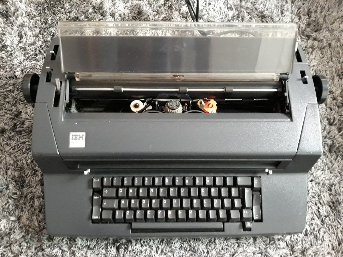 Máquina De Escrever Elétrica Ibm 3287 Esfera Mercado Livre