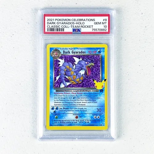Psa 10 Dark Gyarados Celebrations Cartas Pokemon Tcg MercadoLibre