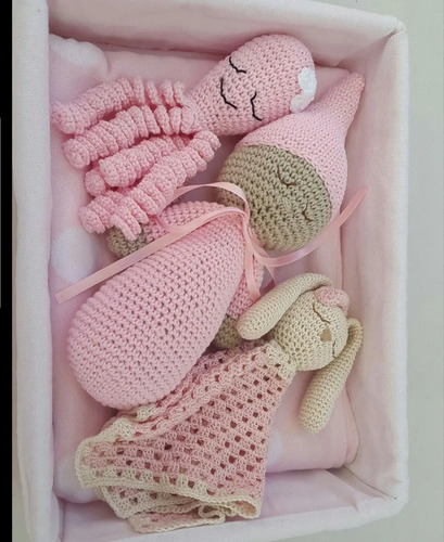 Kit Amigurumis Para Recién Nacido | Cuotas Sin Interés