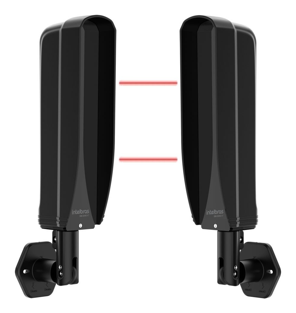 Sensor De Barreira Ativo 2 Feixes 80m Iva 5080 At Intelbras