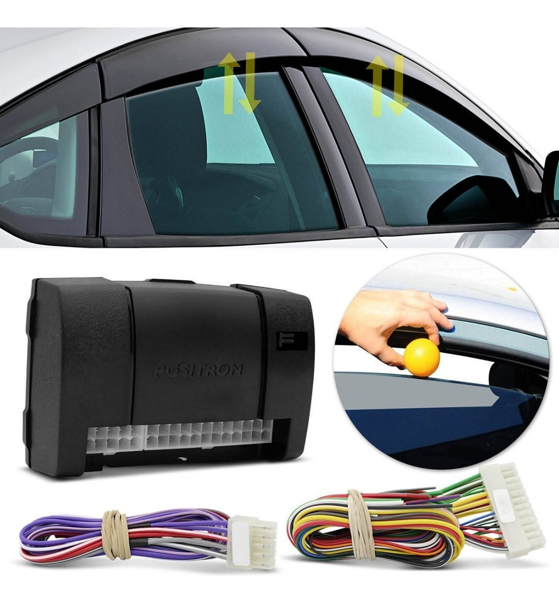 Módulo Vidro Elétrico Pósitron Universal 4p Antiesmagamento Mercado Livre