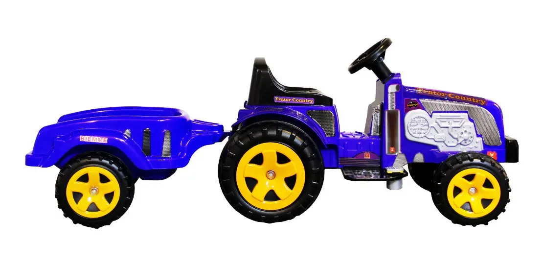 Trator Infantil Eletrico 6v Grande Menino Azul Com Caçamba Mercado Livre