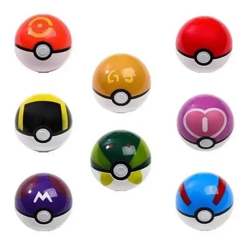 8 Tipos/conjunto De Pokemon Bola Figura De Acción De Juguete | MercadoLibre