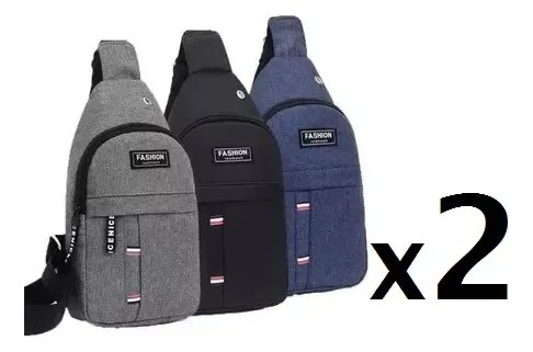 Bolso Bandolero Cruzado Koala Caballero Dama Moda Lona MercadoLibre