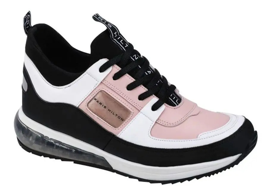 Tenis Casual Café Negro Burbuja Aire Mujer Mercado Libre