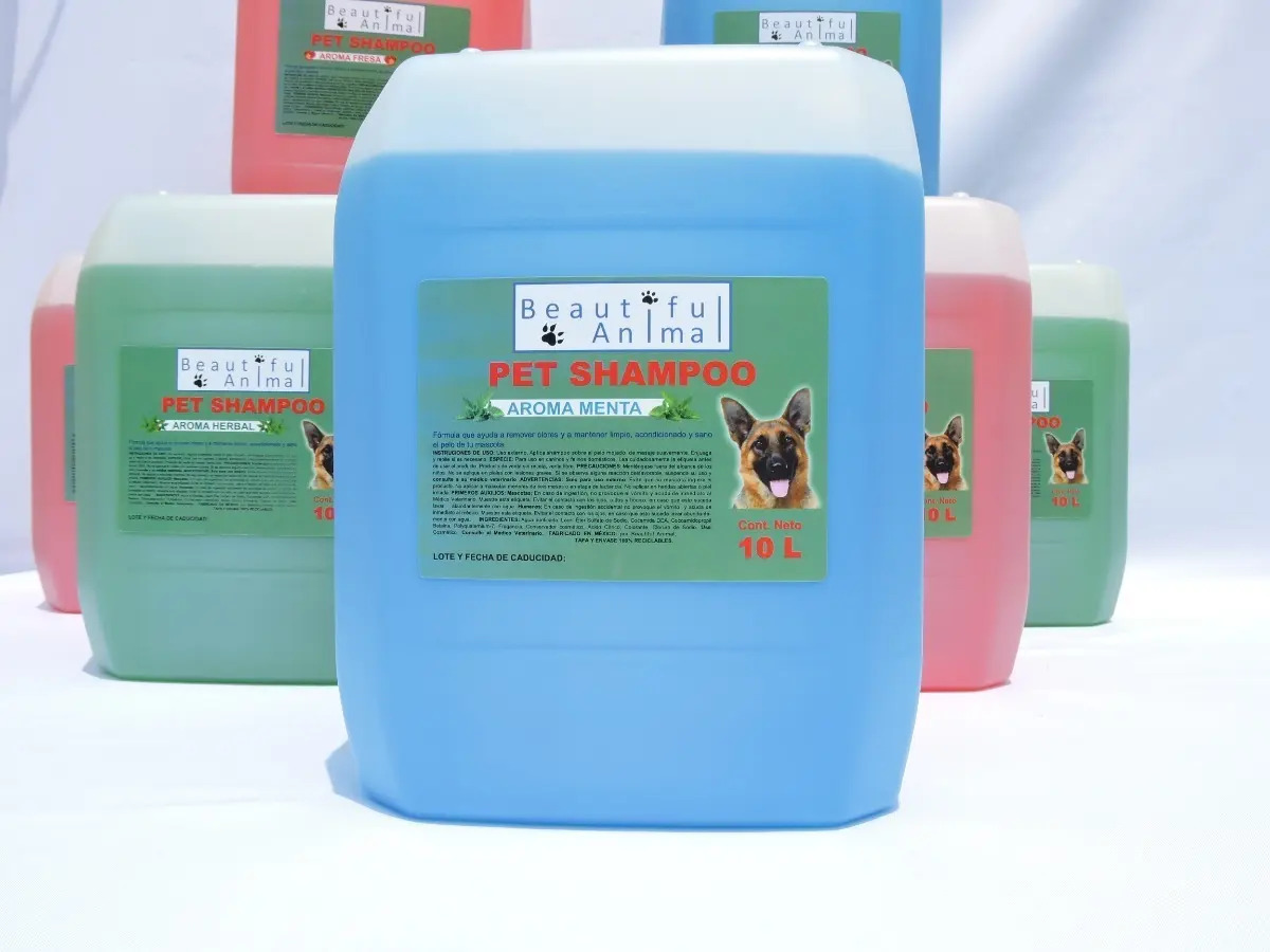 Shampoo Perro Beautiful Animal 10 Litros Estética Canina Envío gratis