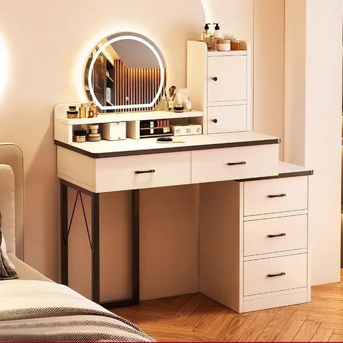 Makeup Vanity With Lights Vanity Table With Mirror Led 3 MercadoLibre