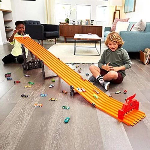 Hot Wheels Super 6lane Raceway, Naranja MercadoLibre