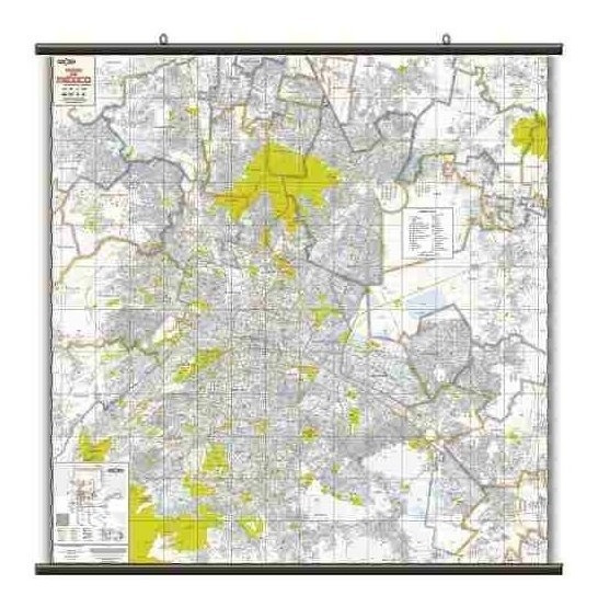 Guia Roji Plano Llave De La Ciudad De Mexico