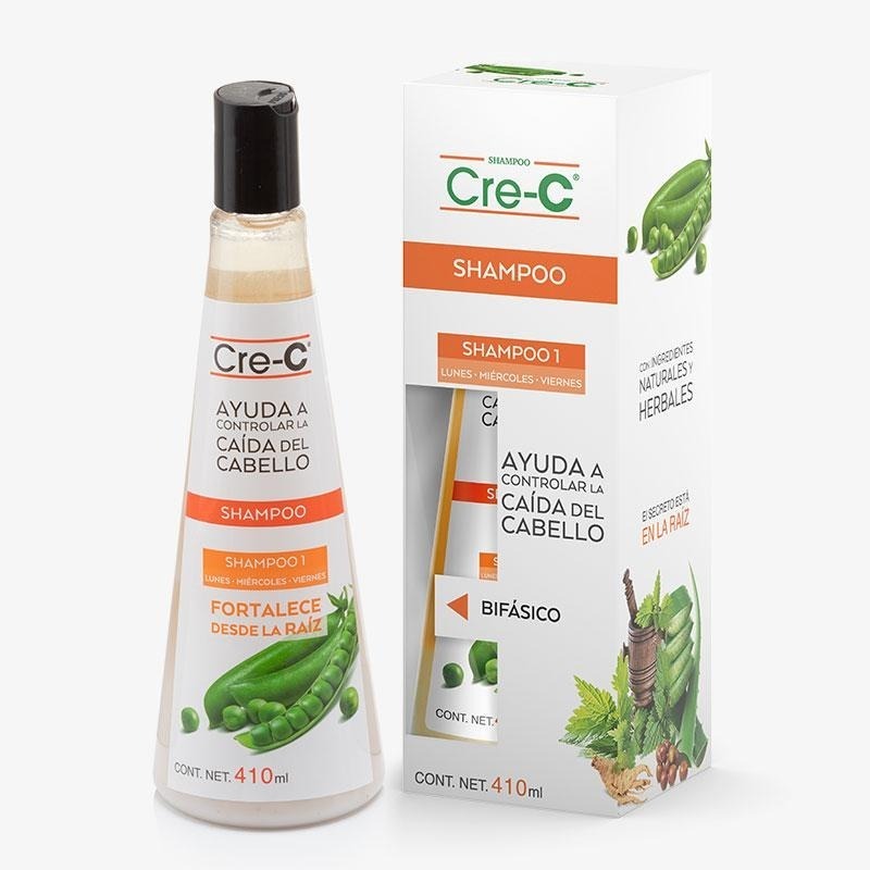 Shampoo Crecmax 410ml Control Caída Cabello Caballero Mercado Libre