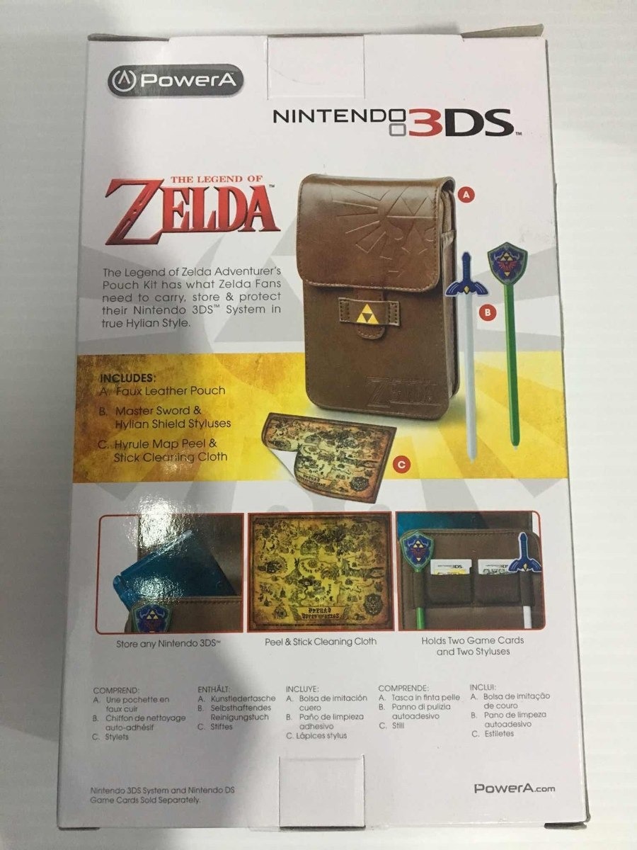 Kit Estuche Accesorios The Legend Of Zelda Nintendo New 3ds Mercado Libre