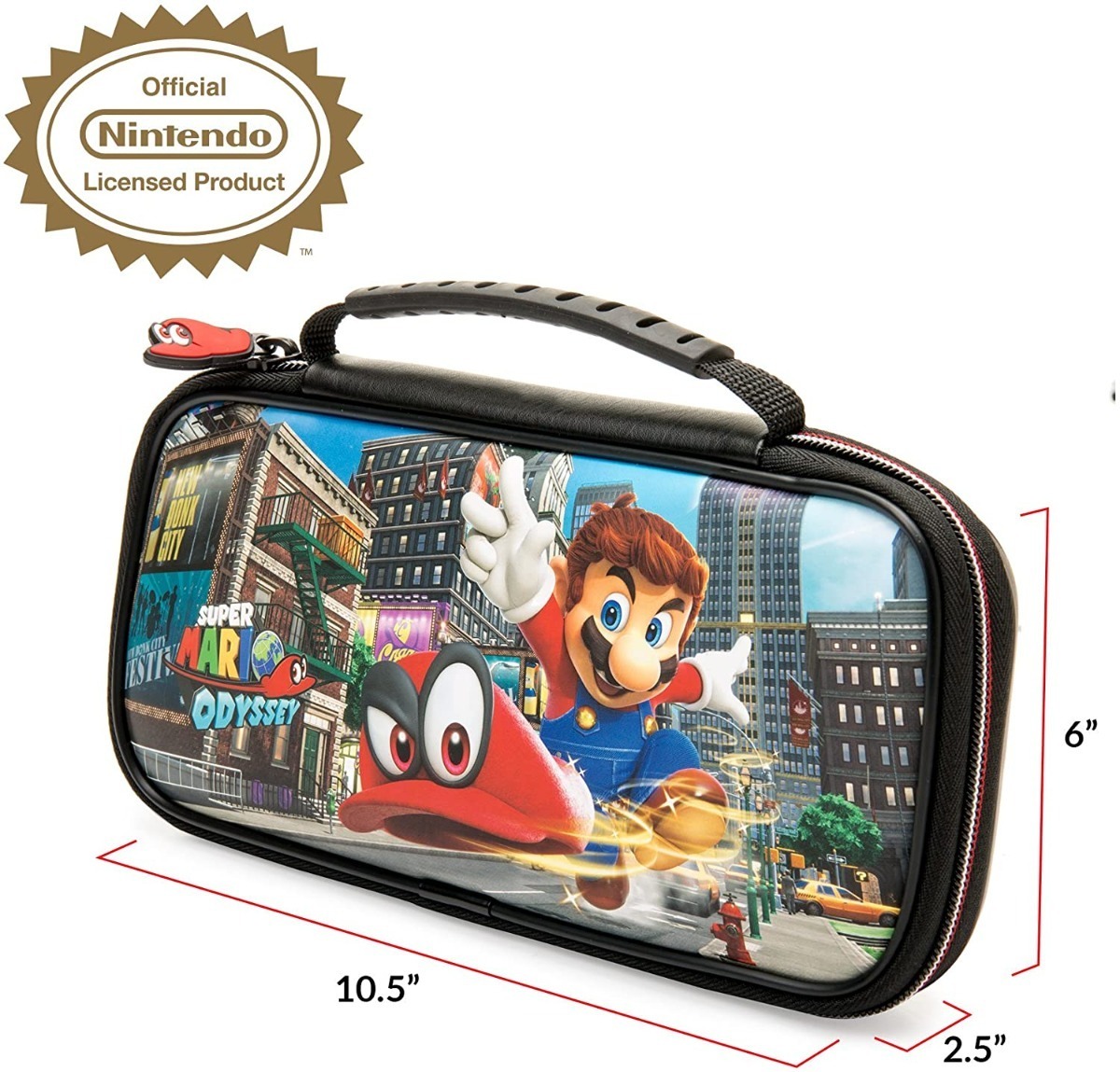 Case Original Nintendo Switch Super Mario Odyssey Carrying Mercado Livre