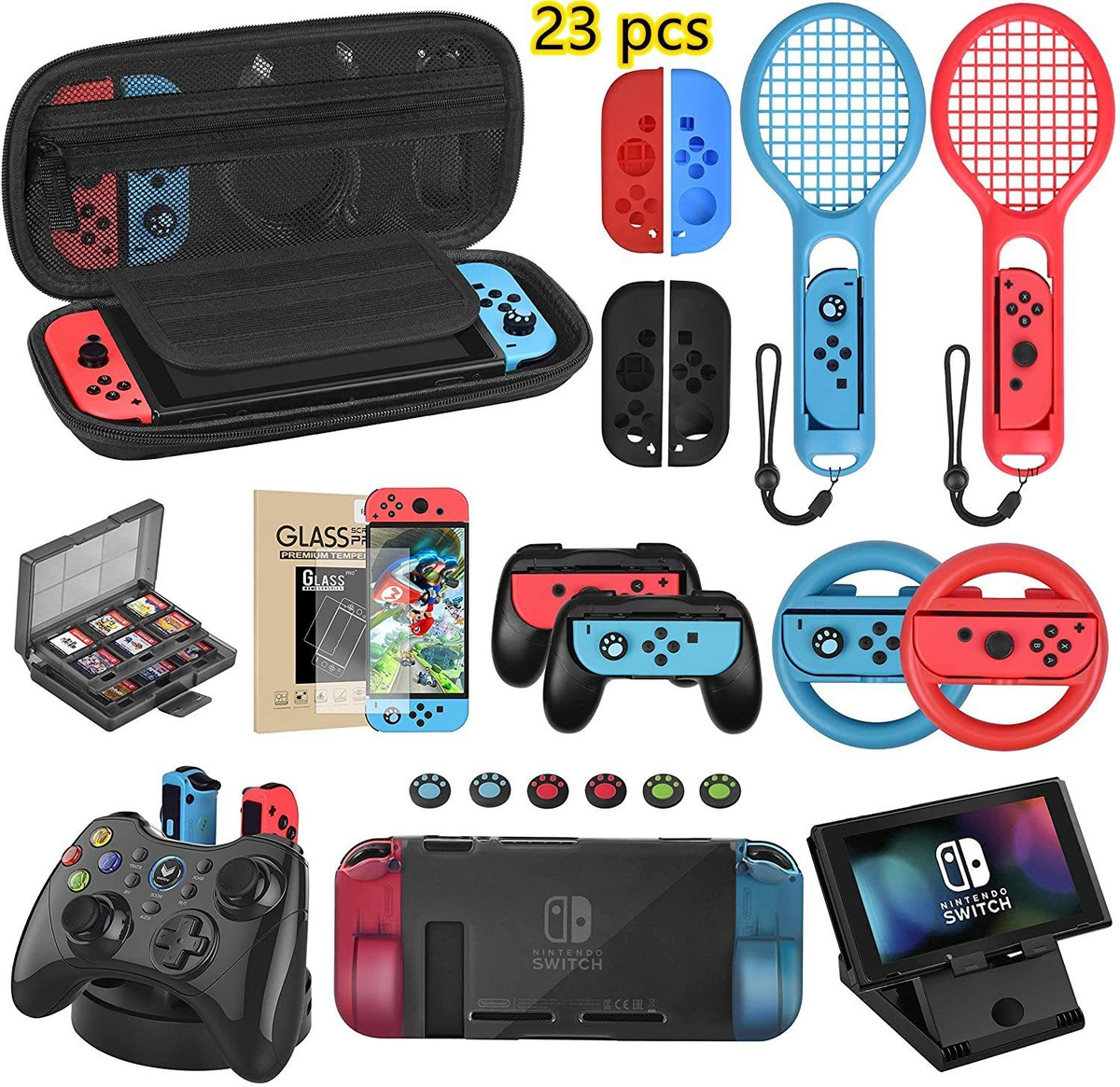 Kit De Accesorios Para Nintendo Switch 23 Piezas Welwel ACROSS_THE_BORDER