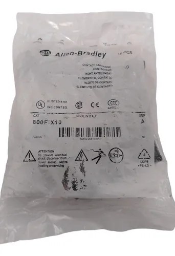800f-x10 Allen-bradley 800f-x10 Block De Contactos Na (10pz) | Envío gratis
