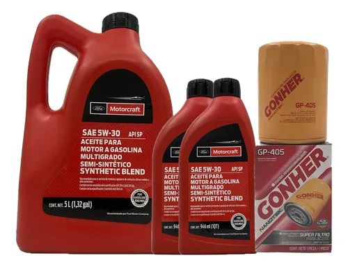 Kit Cambio Aceite Motorcraft Ford F-150 5.0 2011 Al 2021