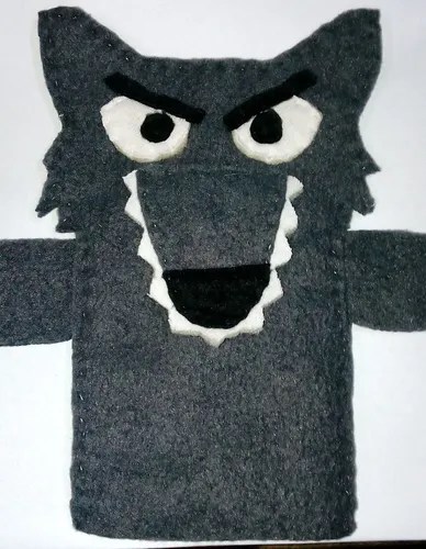 Titere De Mano Lobo Feroz Para Ninos Mercadolibre