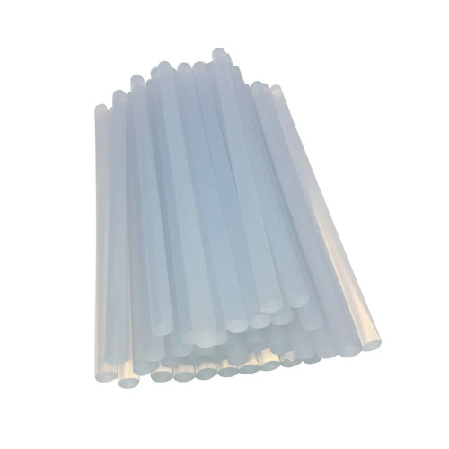 1 Pacote 1kg Bastão Cola Quente Grossa 11mm Transparente