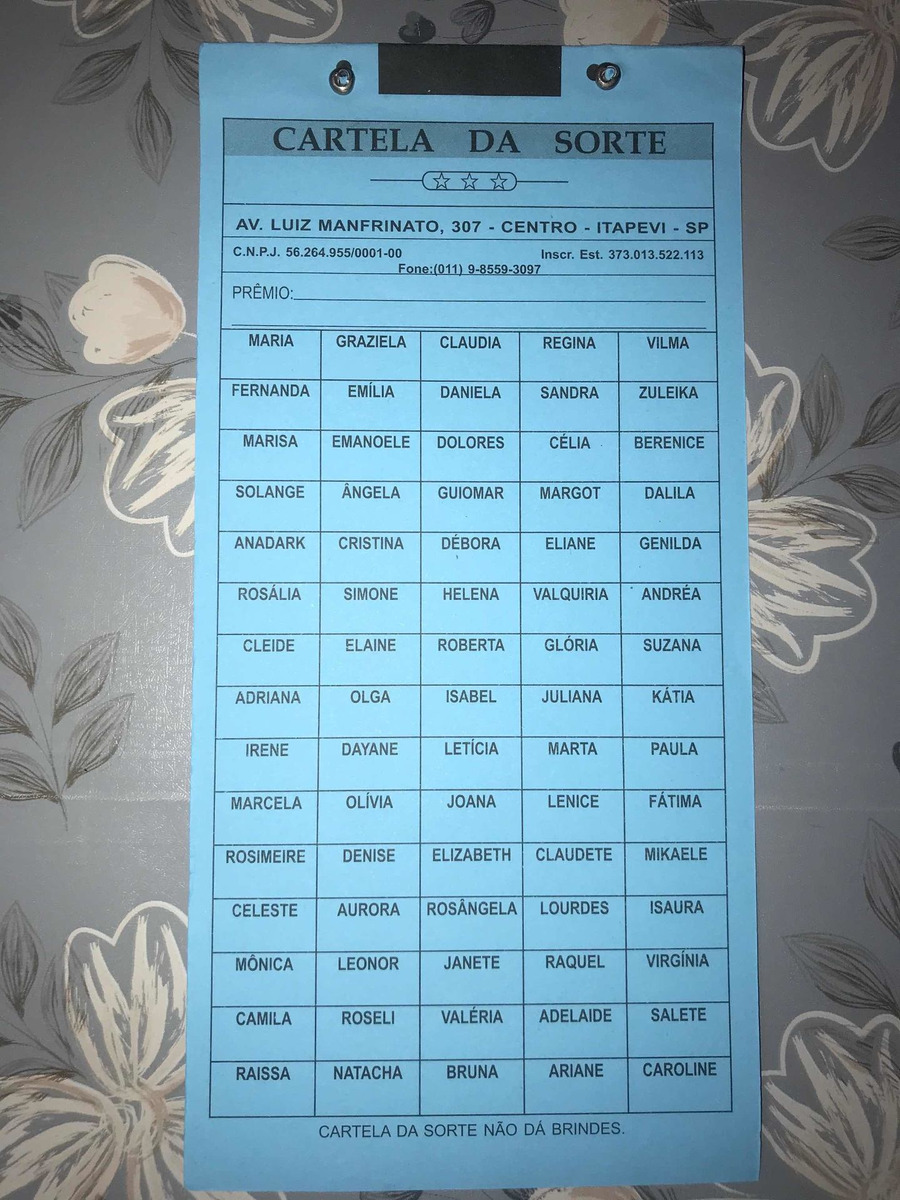 Qual Nome Mais Sai Em Rifa - palpite kaledri