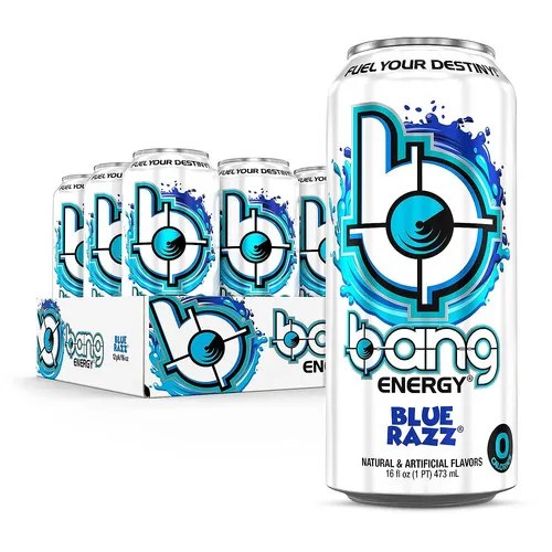Bang Drinks Brain & Body Fuel Bebida Energetica 16 Onzas 12 Pack Sabor