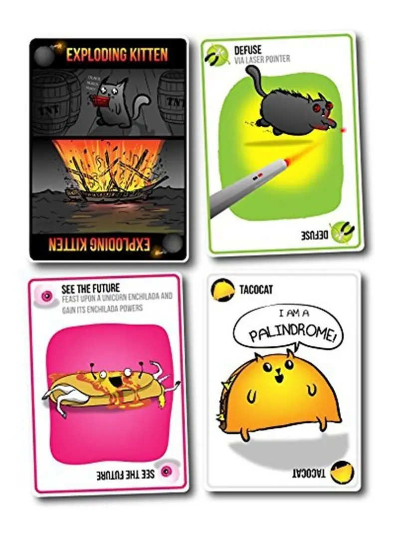 Exploding Kittens Gatos Explosivos Juego Cartas Envío Gratis Mercado