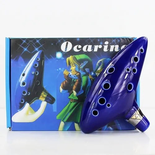 Ocarina Legend Of Zelda Instrumento Musical Con Accesorios en venta en