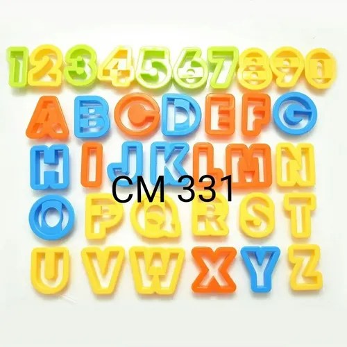 Cortador Letras Numeros Pasta Americana Alfabeto Cm 331 Parcelamento