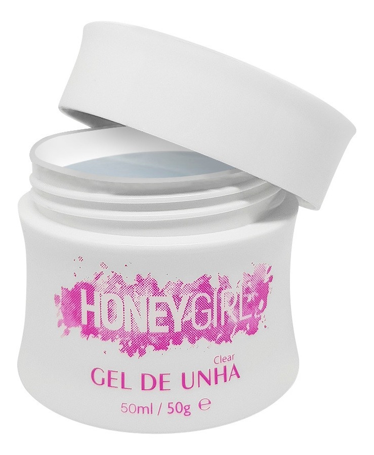 Gel Honey Girl Uv Clear Alongamento De Unhas Gel 50gr Mercado Livre