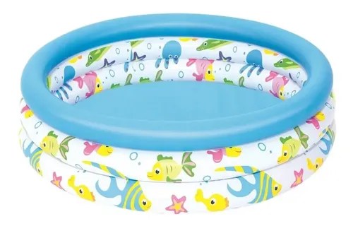 Pileta Redonda Inflable Bestway P/Bebé-Niño Coral Kids 51008 | Creciendo Mega Baby Store