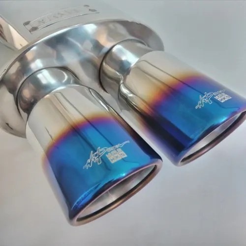 Muffler Escape Doble Alto Flujo Hks 2.53 Acero Inoxidable Cuotas sin