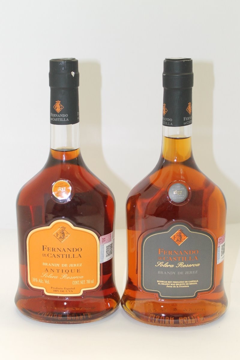 Paquete Brandy De Jerez Fernando De Castilla 700 Ml Mercado Libre