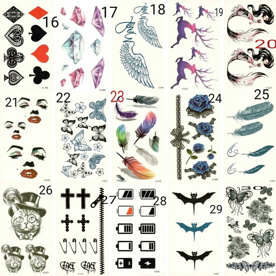 Tatuagem Temporária Chuva de Unicórnios Majoca Colorê Tatuagem Temporaria 6 Meses