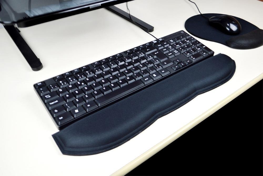 Kit Mousepad Com Gel Confort E Apoio Ergonômico De Teclado Mercado Livre