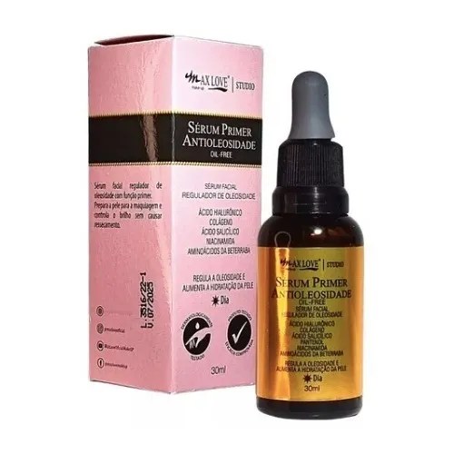 Sérum Primer Antioleosidade Oil Free Max Love MercadoLivre