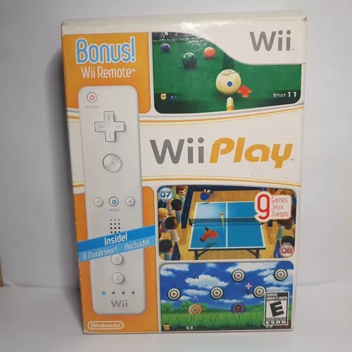 Juego Wii Play + Wii Remote Edicion Box Set Nintendo