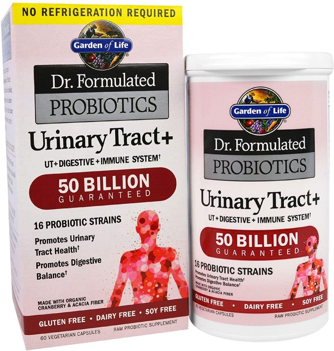 Garden Of Life Probiotics Urinary Tract+ 60 Caps 50bil Envío gratis