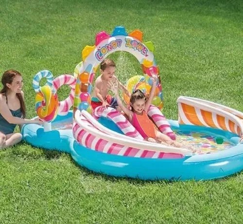 Pileta Inflable Para Niños Y Bebes Candy Infantil Juegos | Dvttienda