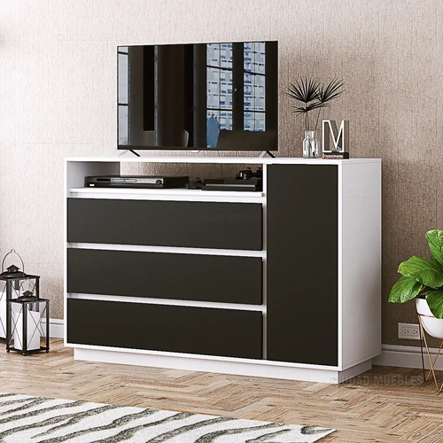Cómoda Moderna Reforzada Chifonier Para Tv Dormitorio | Mercadolibre
