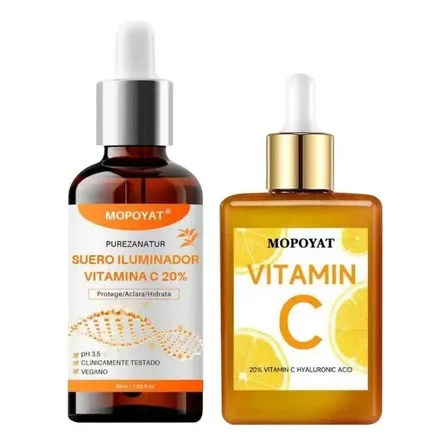 Vitamin C Boosting Serum,apto Para Todo Tipo De Pieles 2pcs Todo Tipo De Piel Día/noche