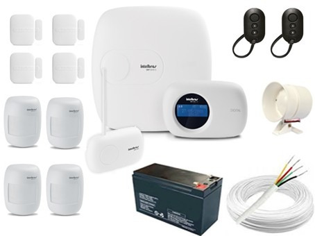 Kit Central Alarme Monitorada Intelbras Amt2018 Eg Sem Fio R